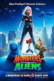 Monsters vs Aliens (2009) Hindi Dubbed